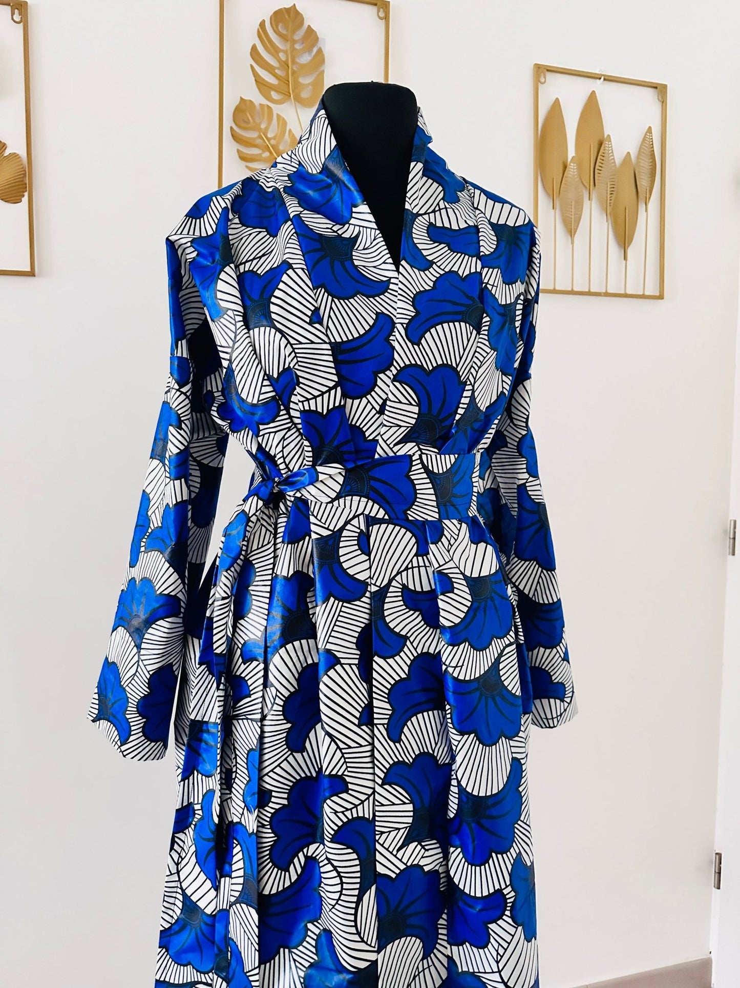Maxi Kimono en Wax - Kaysol Couture