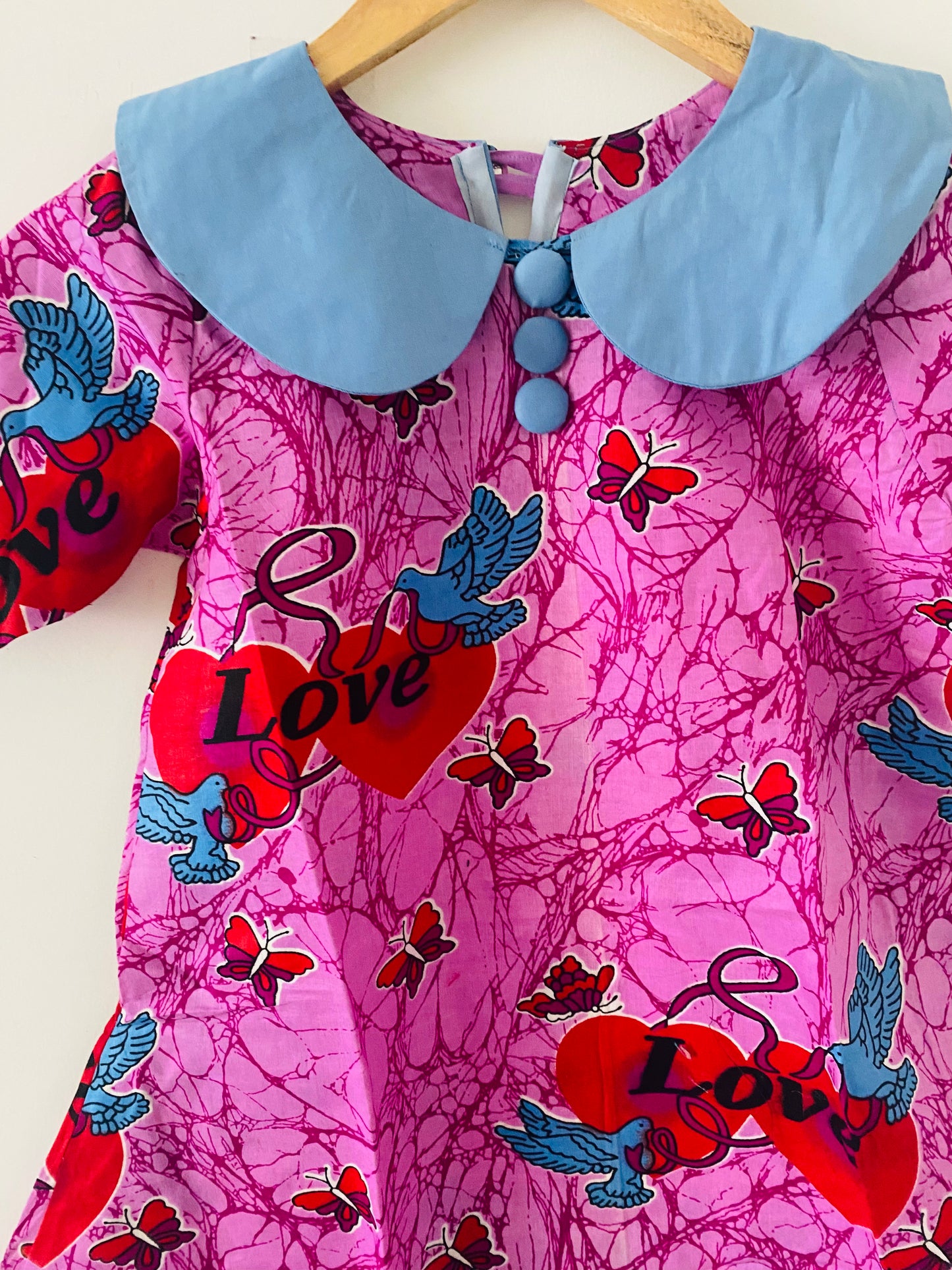 Robe wax enfant - Col Claudine