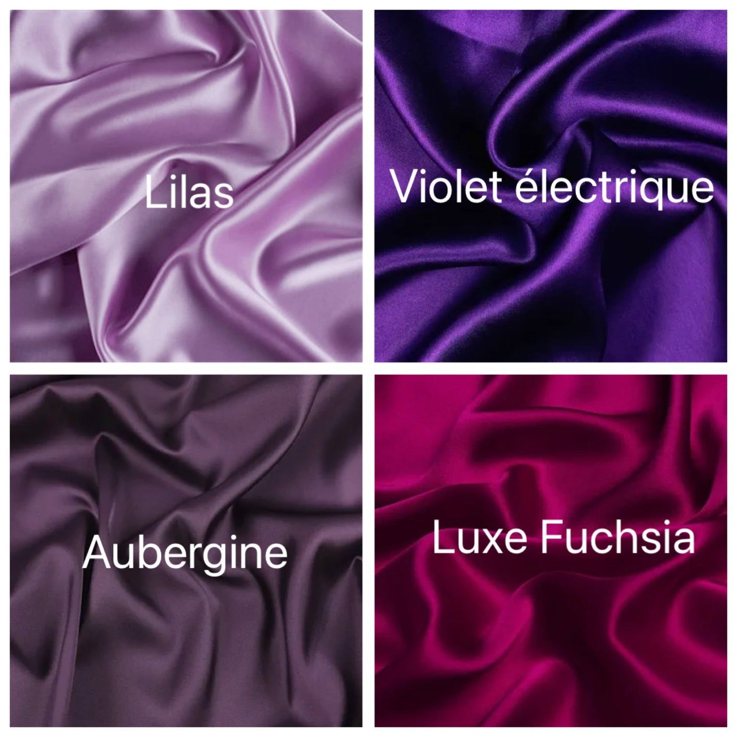 Bonnet en Satin Personnaliser - Grand choix de Couleur - Satin de haute qualité - Kaysol Couture