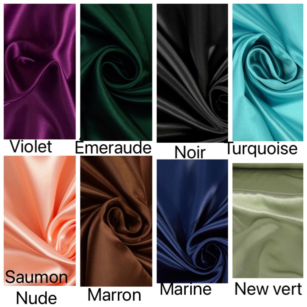 Chouchou en satin - Kaysol Couture