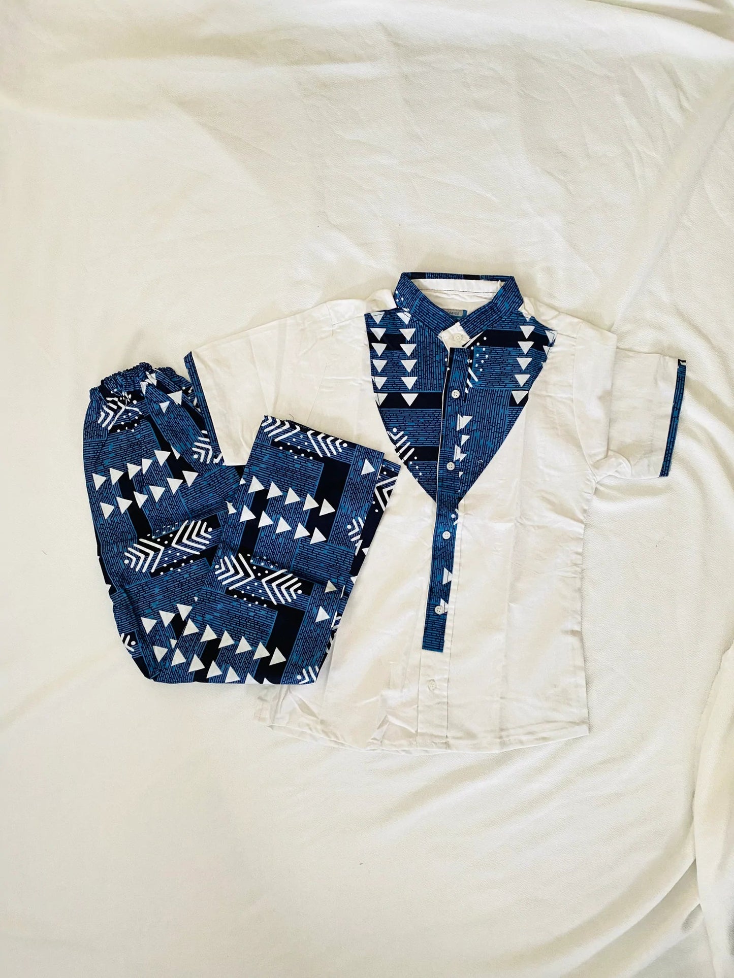 Ensemble en pagne Garçon - Bogolan - Kaysol Couture