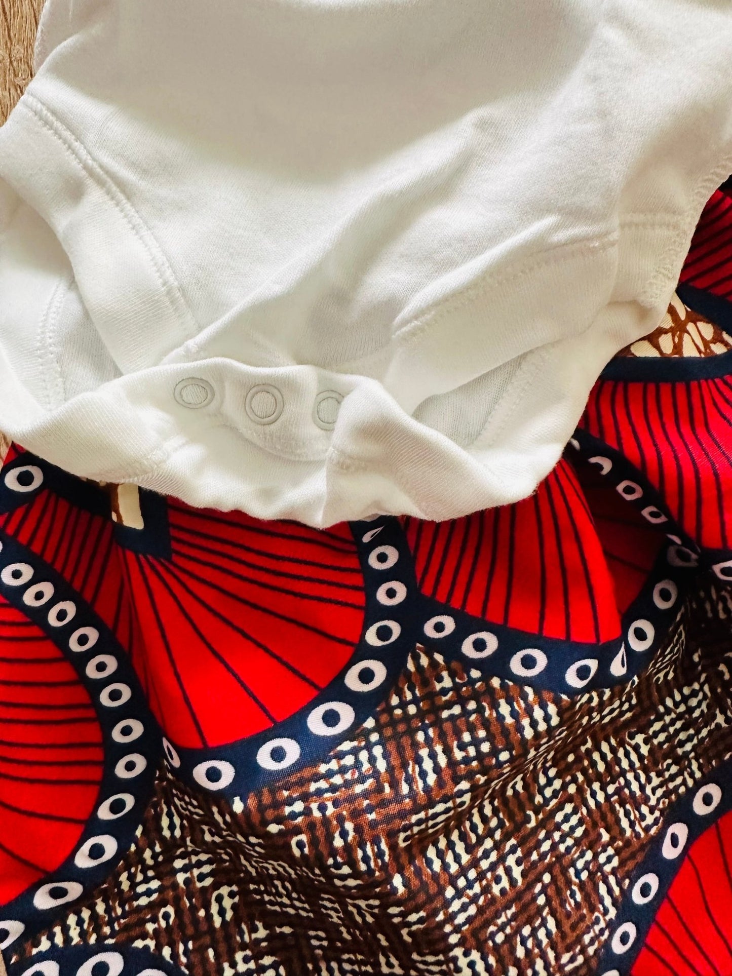 Ensemble en wax Fille - Safiya assorti - Kaysol Couture