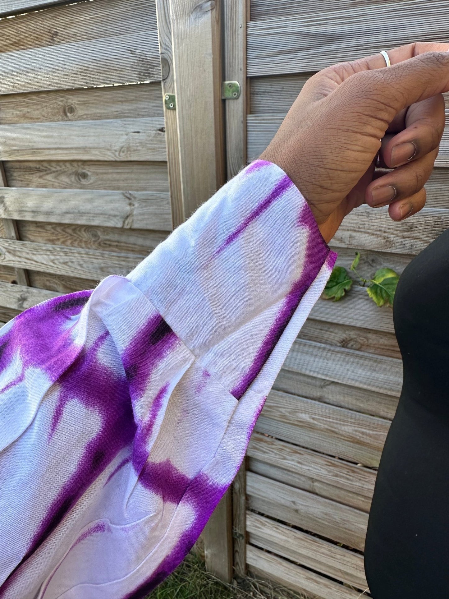 Ensemble femme deux pièces - tenue tie and dye style Africaine - Haut et Pantalon - Kaysol Couture