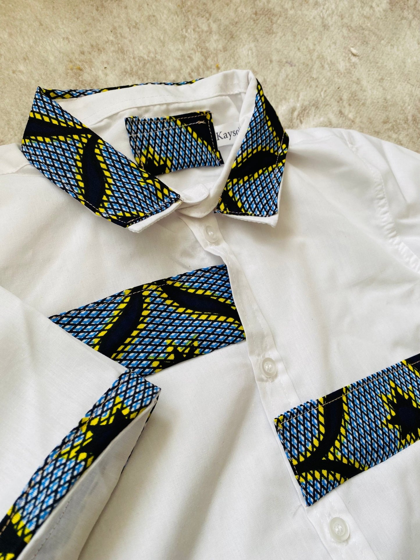 Ensemble garçon en Wax- Tenue style africaine enfant - Kaysol Couture