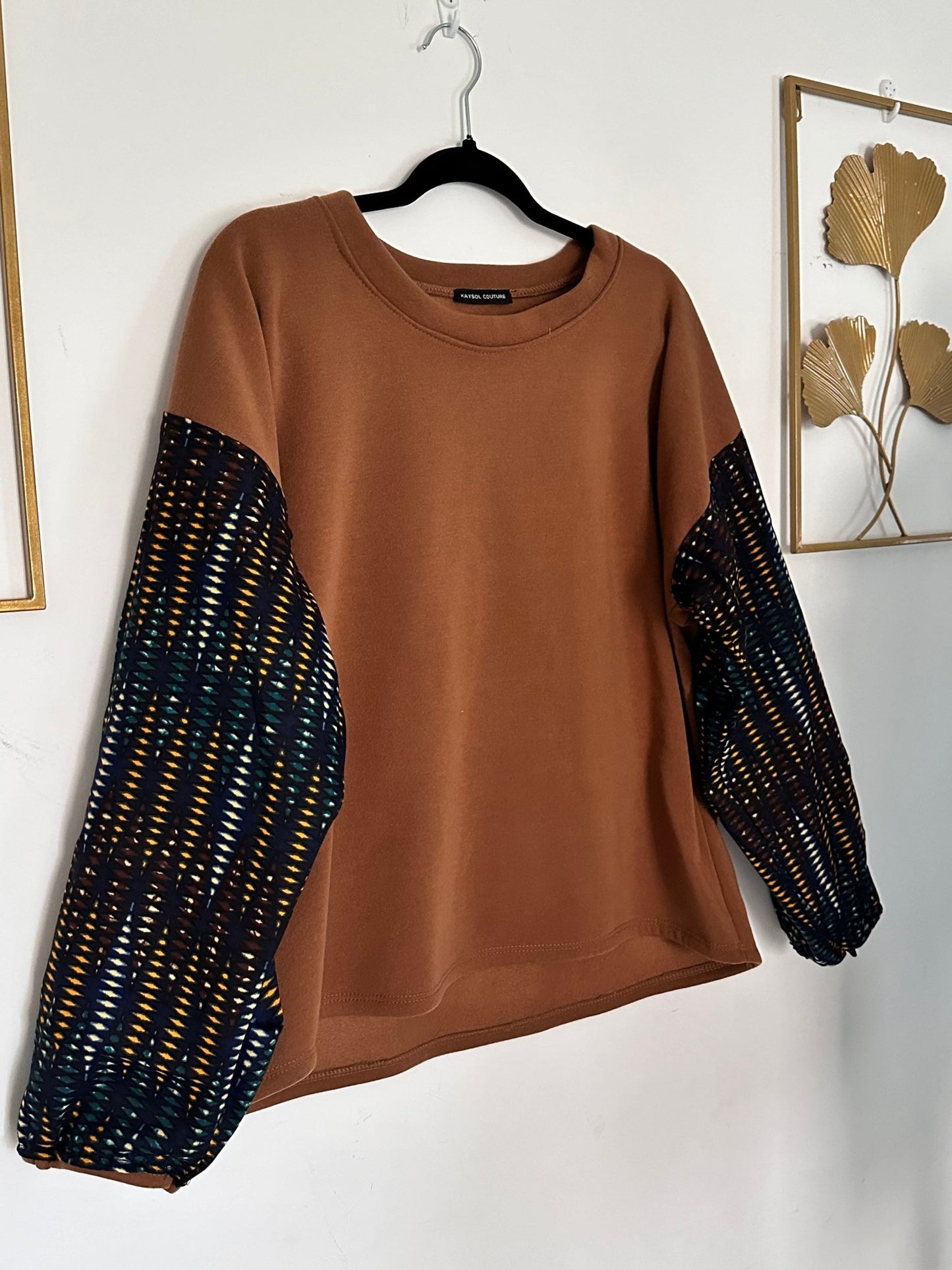 Ensemble Jogging et Sweat en Wax - Tenue confortable en molletonne et Wax- Choix de couleur - Kaysol Couture