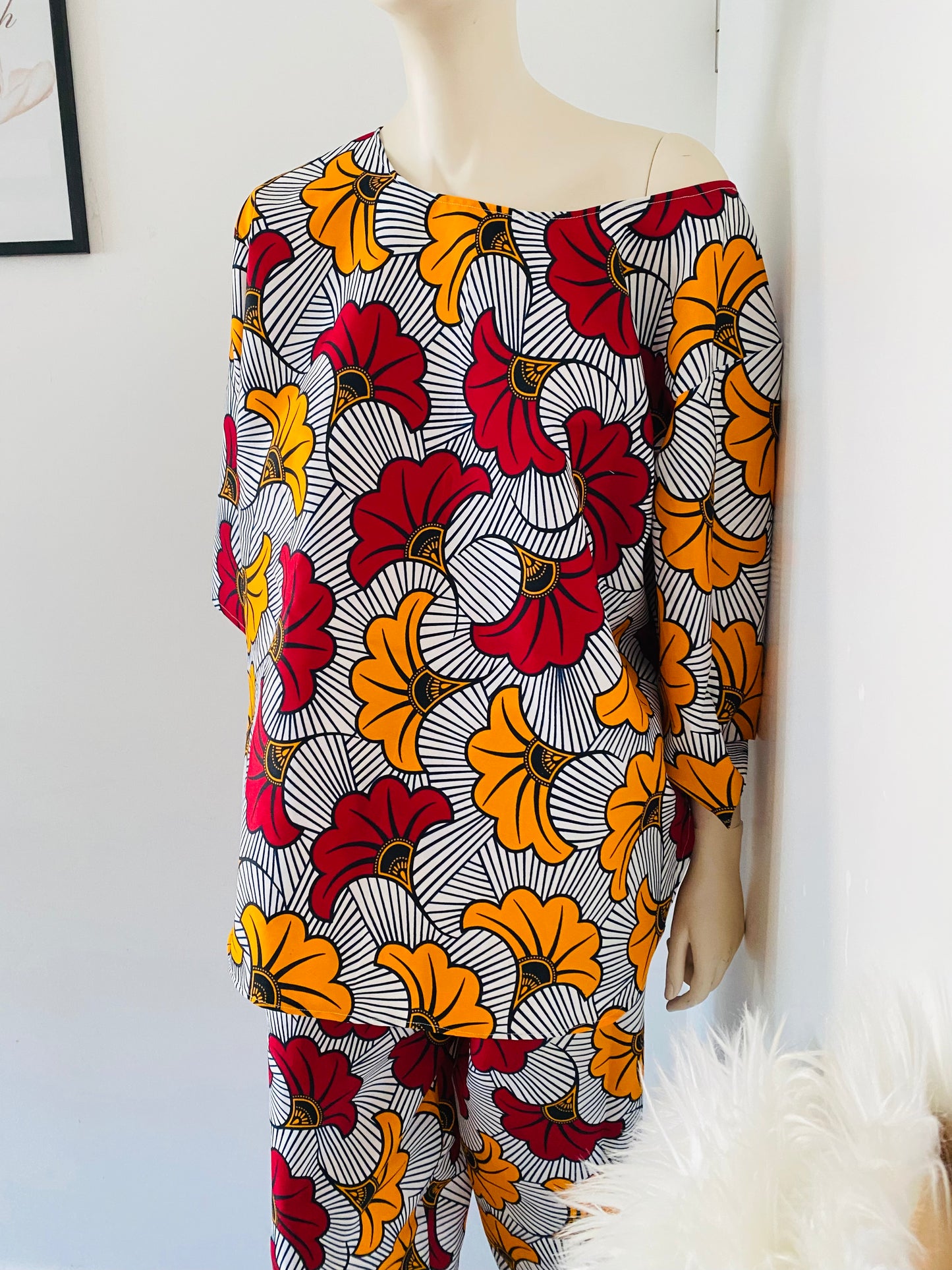 Tenue femme en Wax