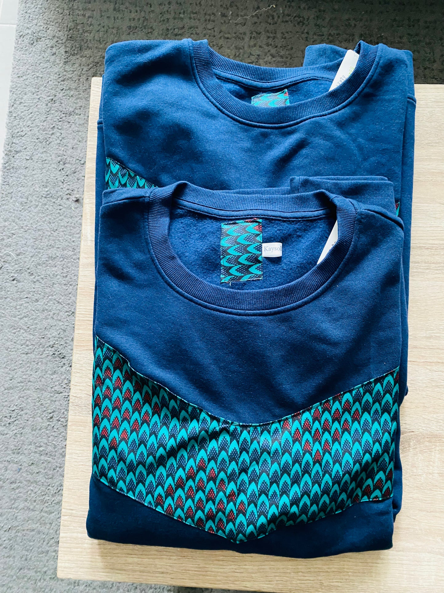 Sweat wax / Hoodie detail tissu wax / pull africain