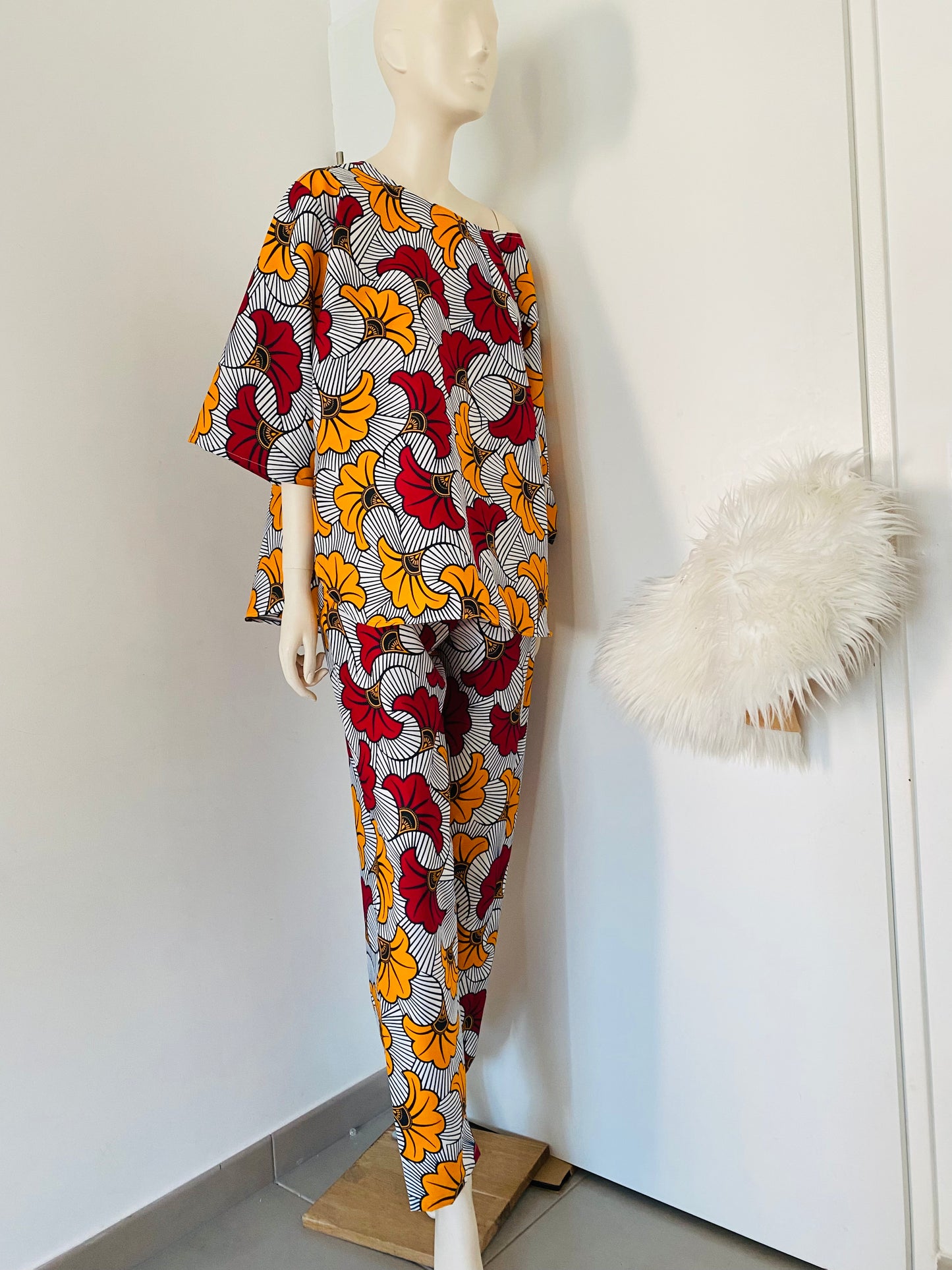 Tenue femme en Wax