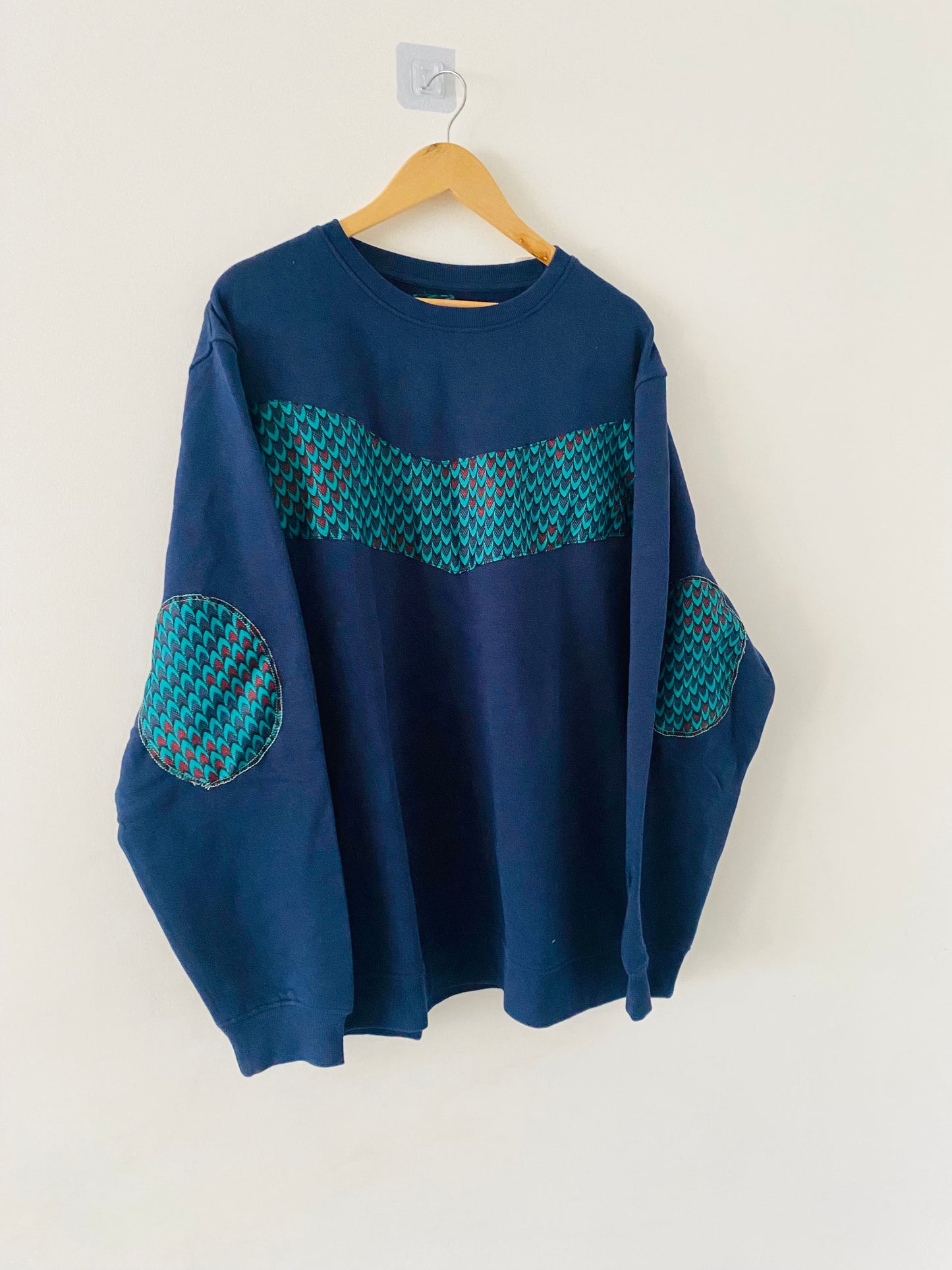 Sweat wax / Hoodie detail tissu wax / pull africain