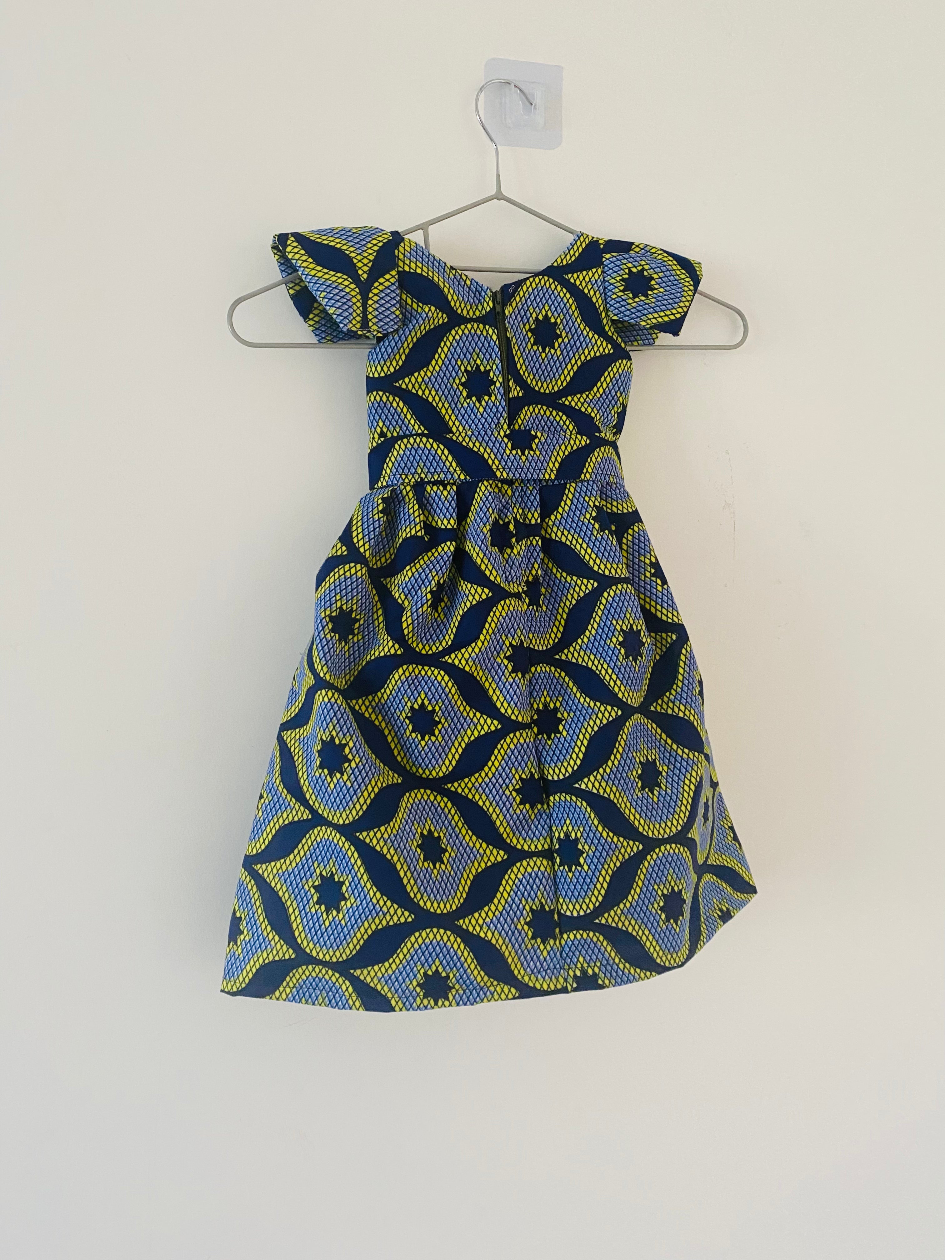 Robe en wax pour petite fille sale