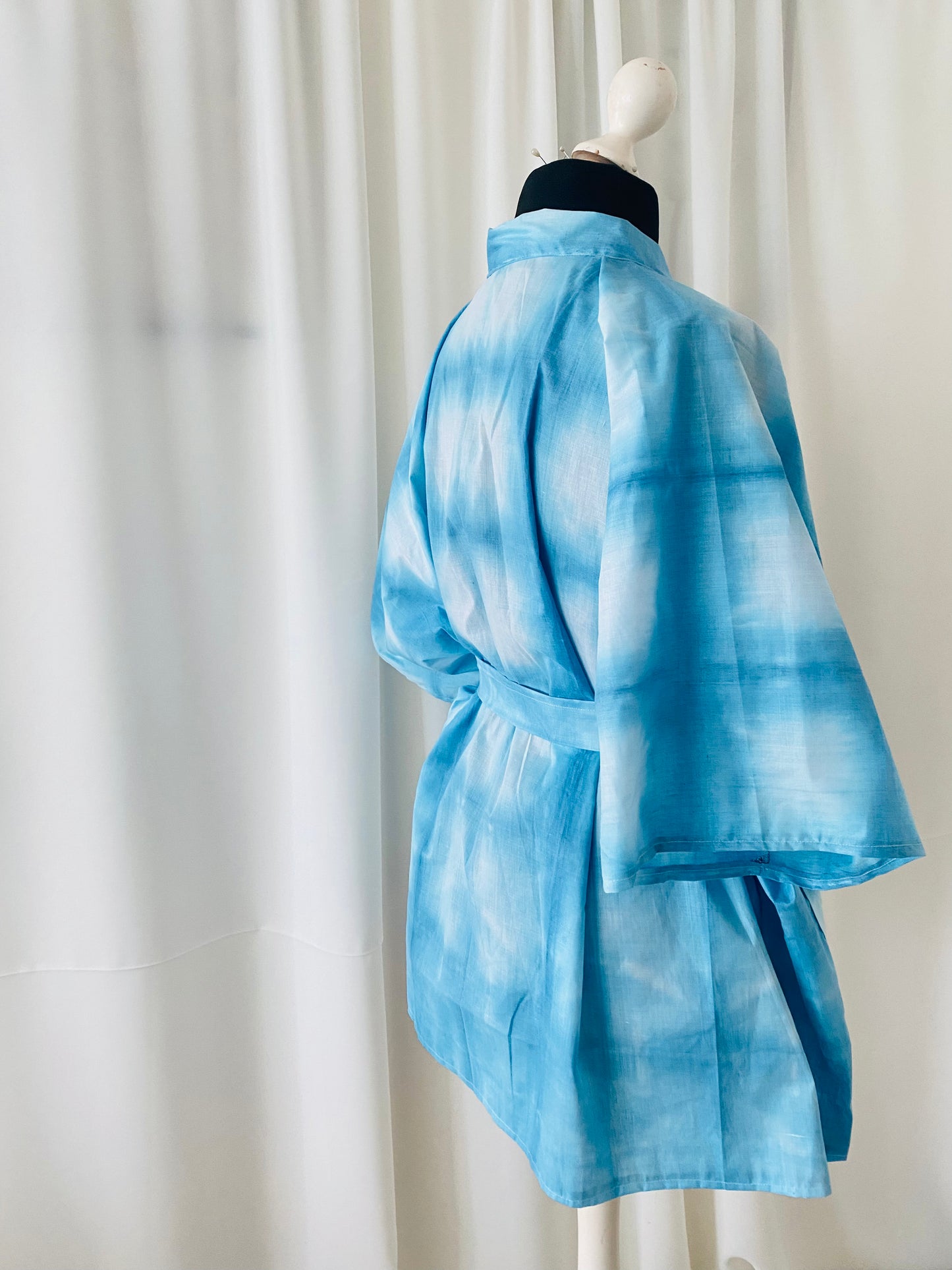 Kimono tie and dye - tissu thioup africain