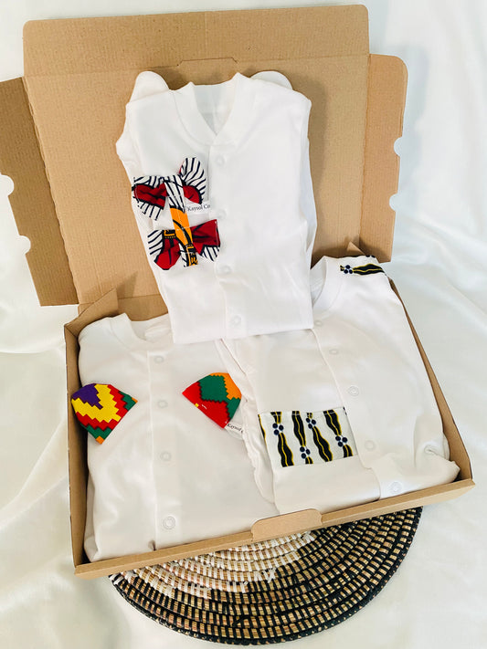 lot pyjamas fille en wax- pyjama original pour nourrisson et bebe - motif africain