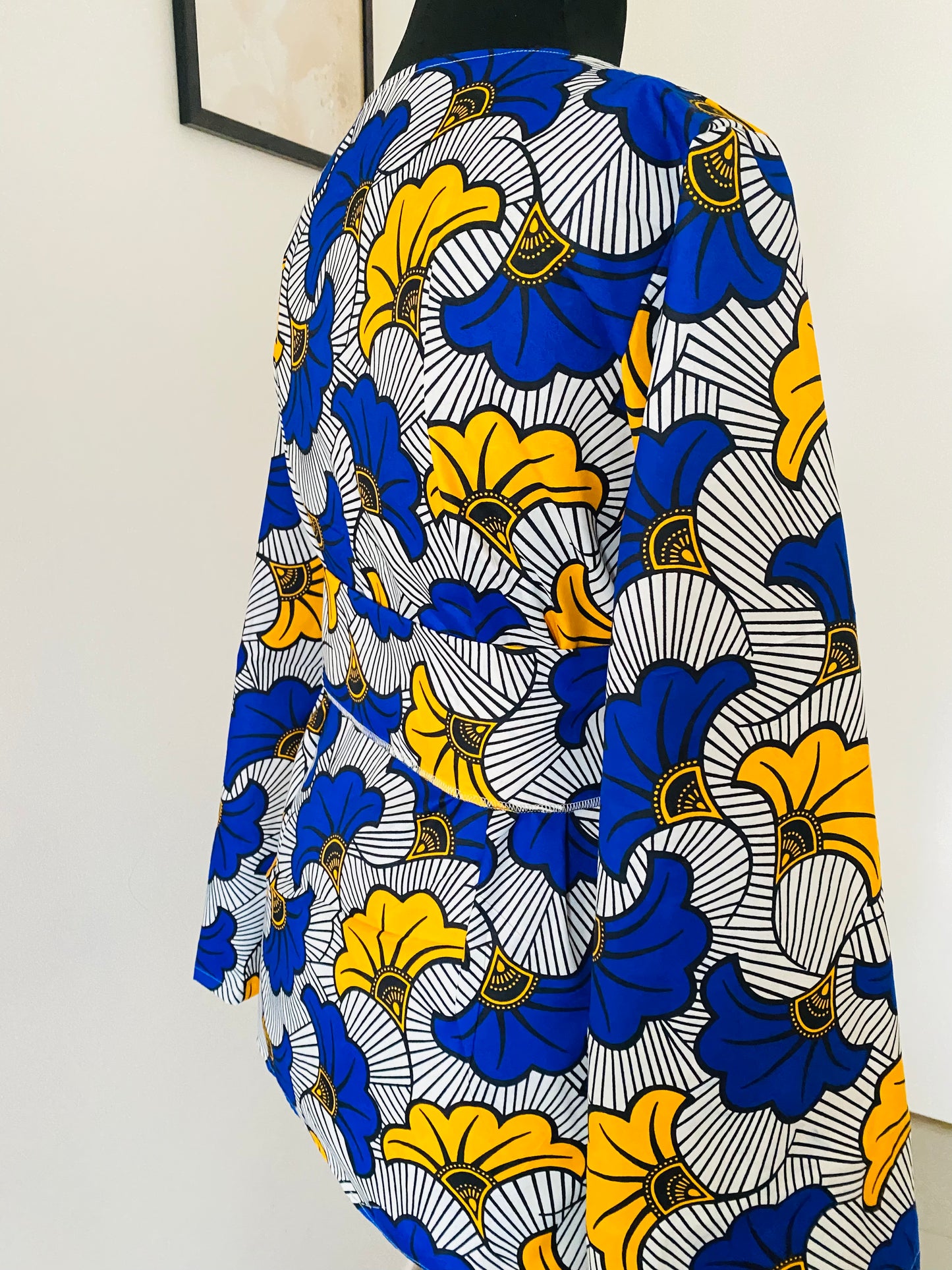 Gilet kimono en wax - Veste Chic en wax - Koumbel