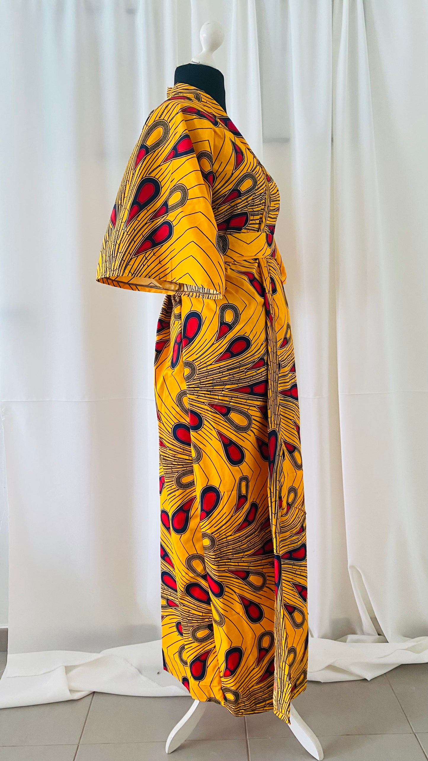robe kinomo en tissu africain