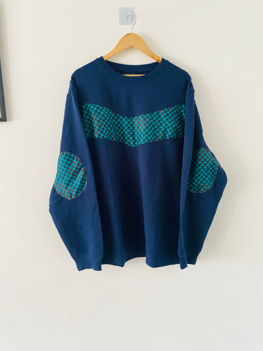 Sweat wax / Hoodie detail tissu wax / pull africain