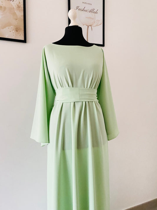 Robe ample Vert menthe