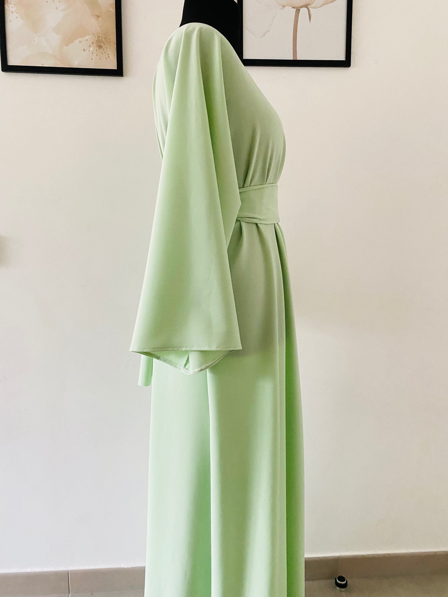 Robe ample Vert menthe