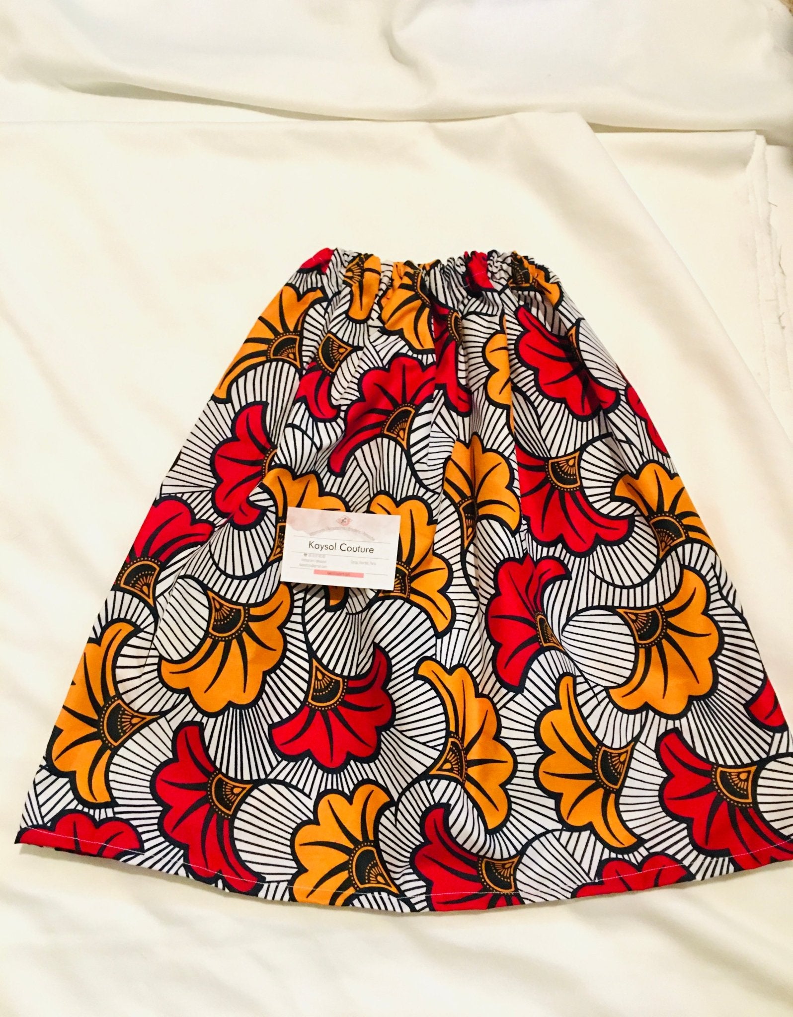 Jupe wax enfant - Kaysol Couture