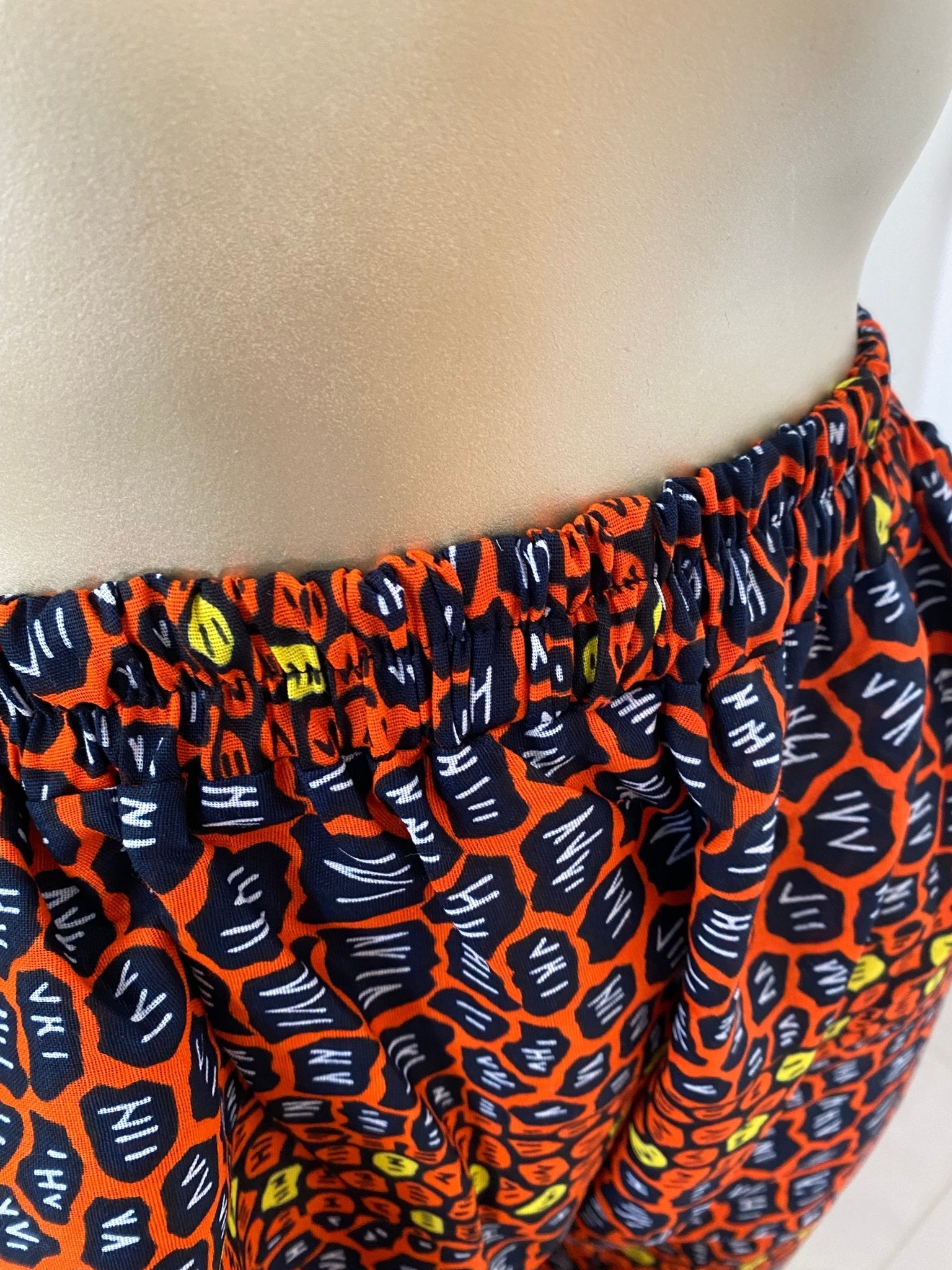 Kimono et pantalon wax - Ensemble en Wax pour femme - Kaysol Couture