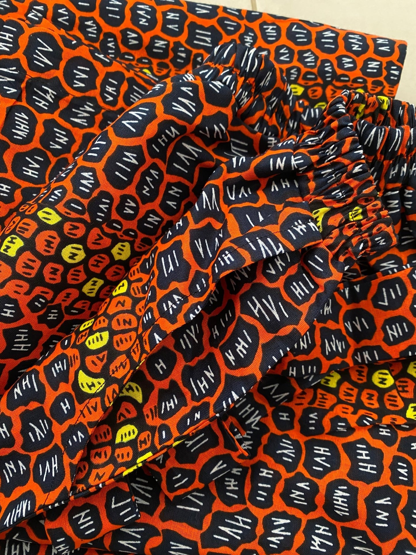 Kimono et pantalon wax - Ensemble en Wax pour femme - Kaysol Couture
