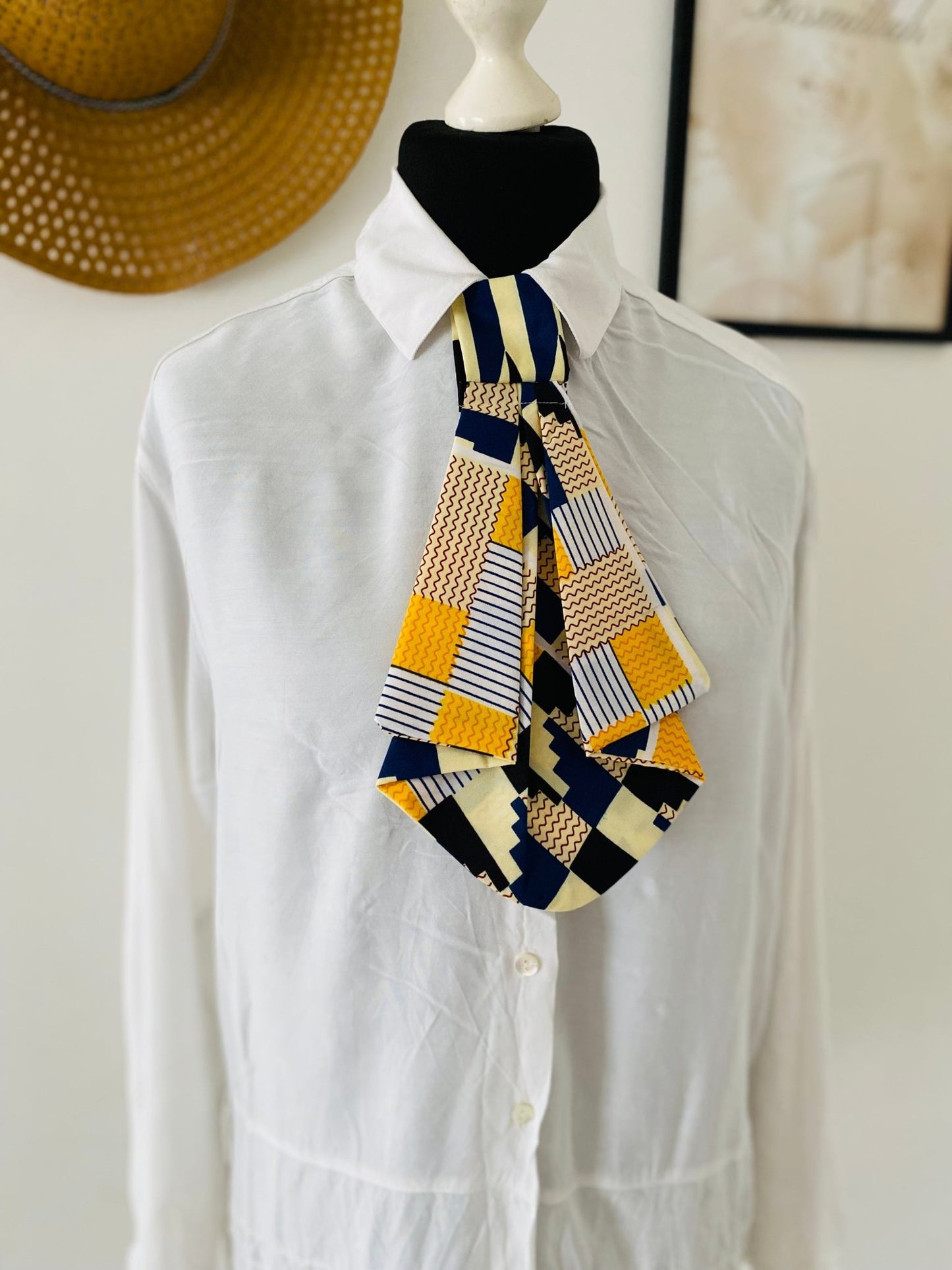 Lavallière femme wax - Kaysol Couture