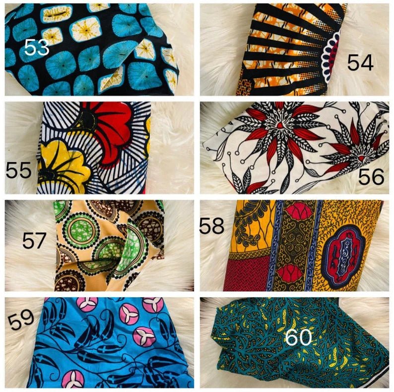 Pochette infirmière personnalisée - en wax - Kaysol Couture