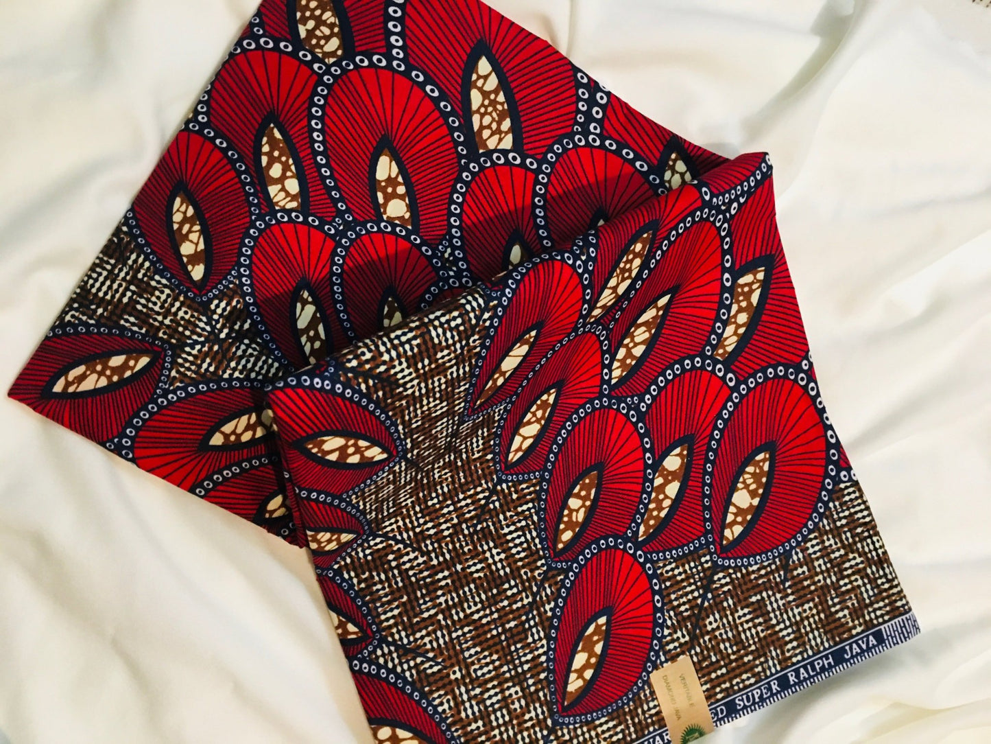 Pochette wax personnalisée - Super maman 2023 - Kaysol Couture