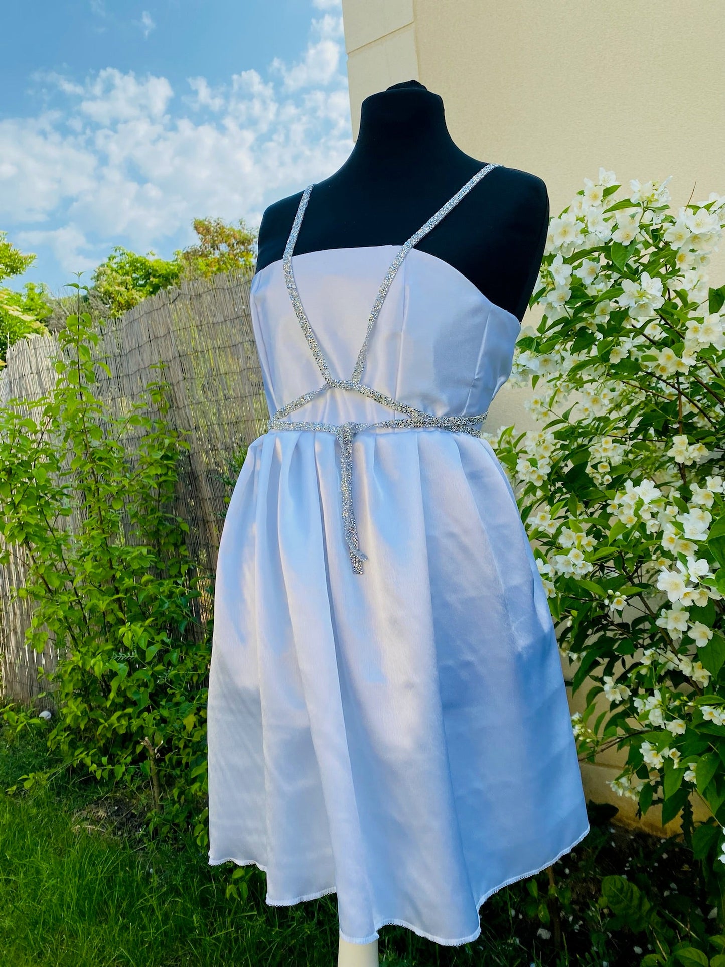 Robe courte à volants tulle - Kaysol Couture