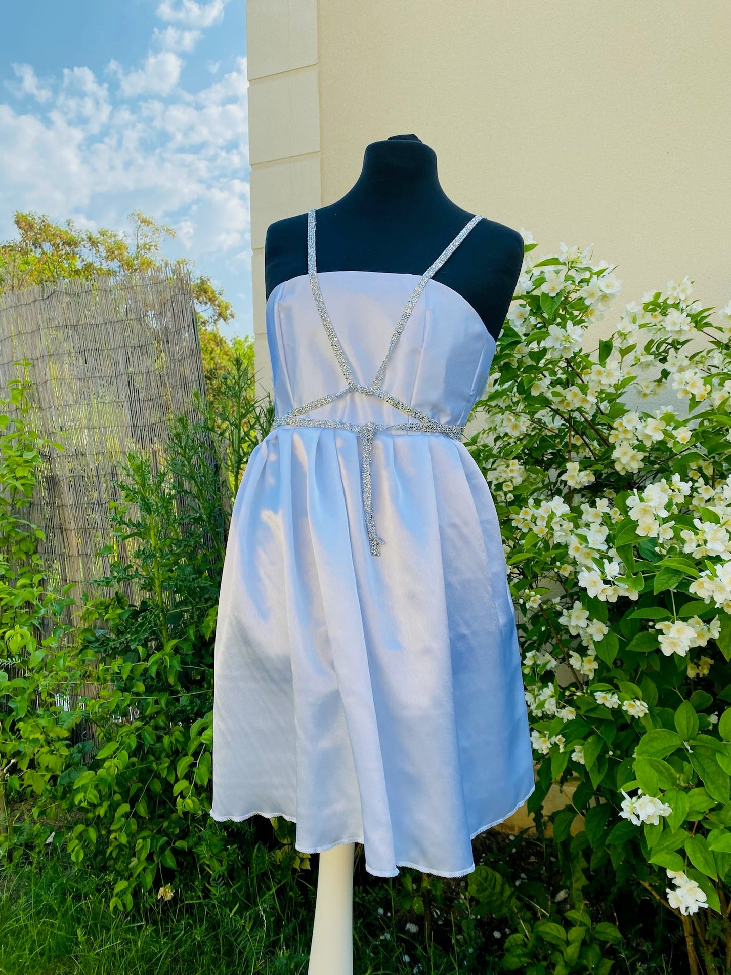 Robe courte à volants tulle - Kaysol Couture
