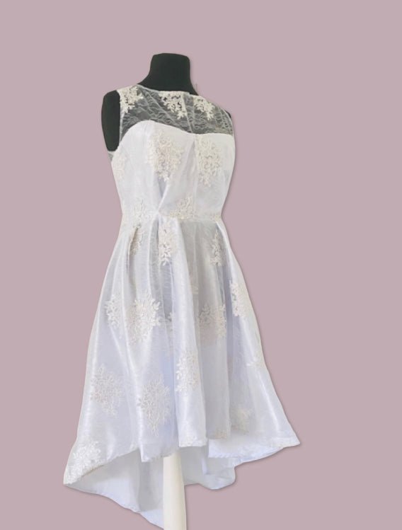 Robe de Mariée courte asymétrique - Kaysol Couture
