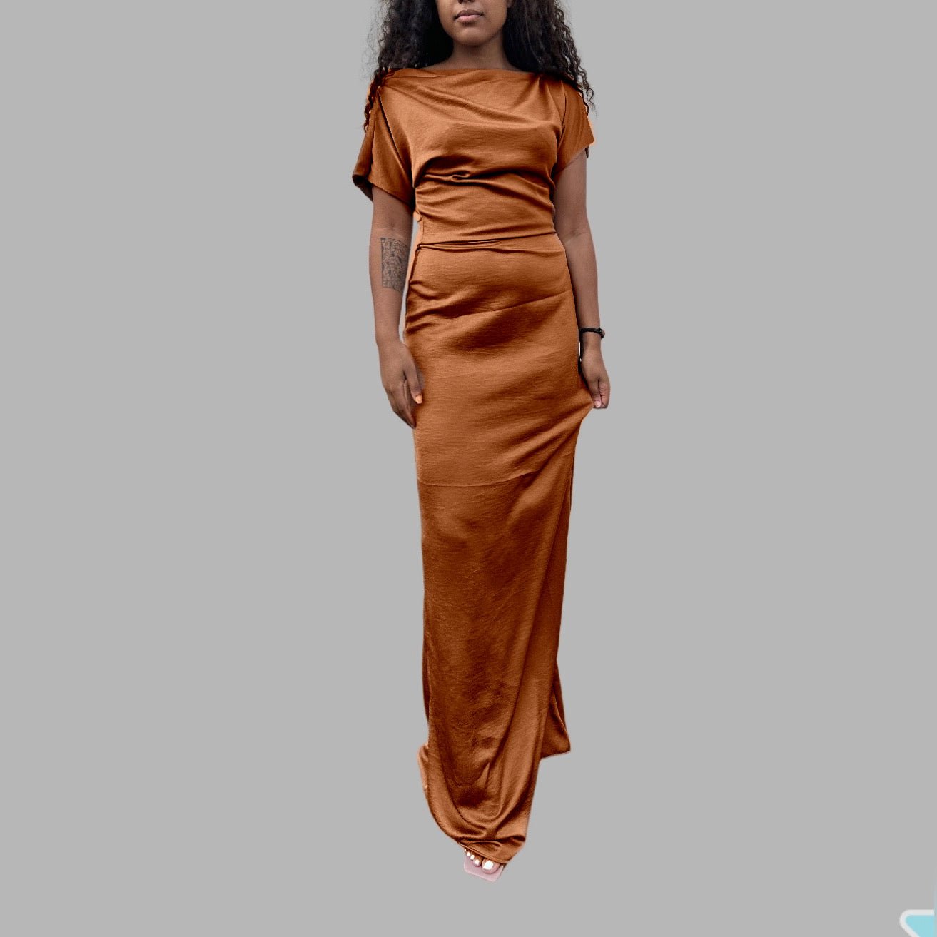 Robe de Soiree Asymétrique - Robe de Soiree longue - Choix de couleurs - Kaysol Couture