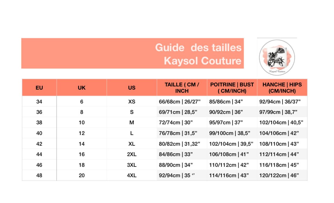 Robe demoiselle d’honneur Terracota - Farah - Rouille - Kaysol Couture