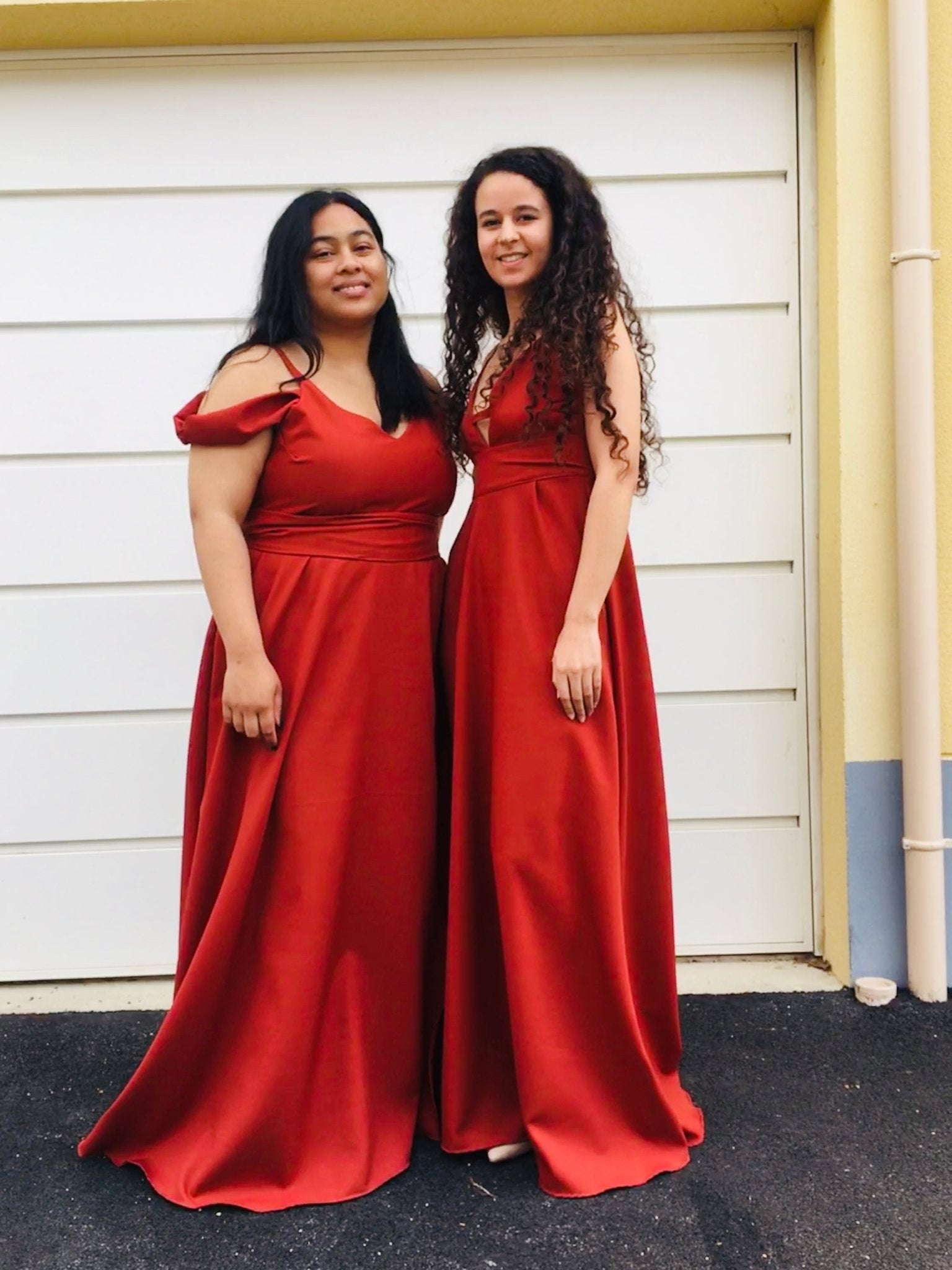 Robe demoiselle d’honneur Terracota - Farah - Rouille - Kaysol Couture