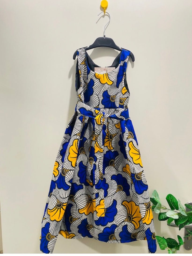 Robe en wax enfant - Safiya - Kaysol Couture