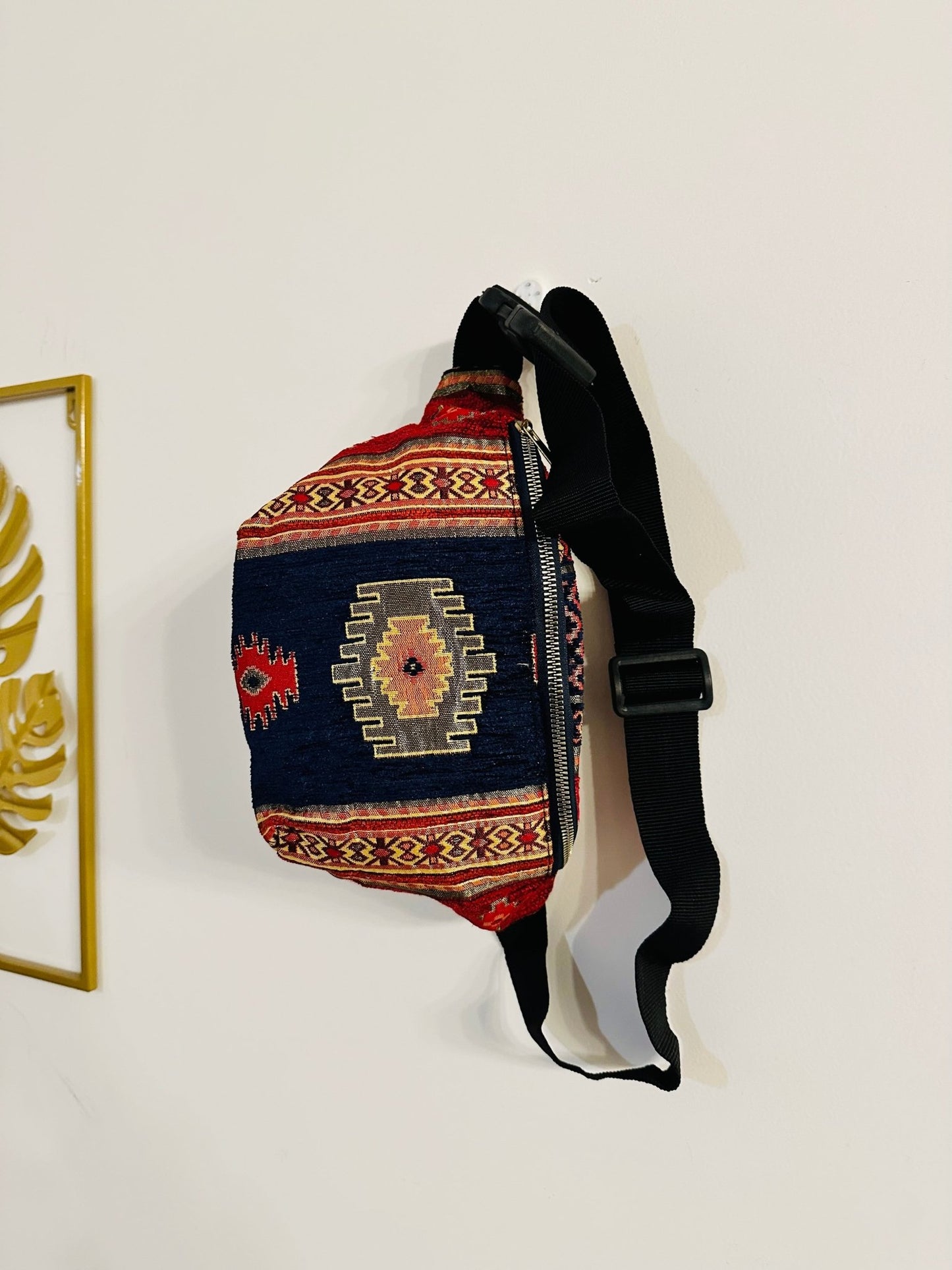 Sac Banane tissu Ethnique - Fait main - Banane original - Kaysol Couture