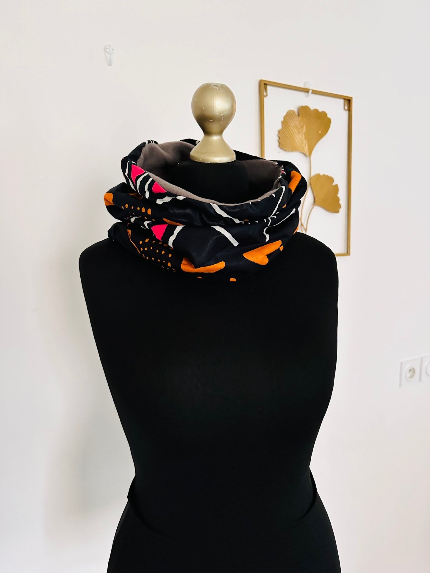 Snood en wax - tour de cou originale - kente - Kaysol Couture