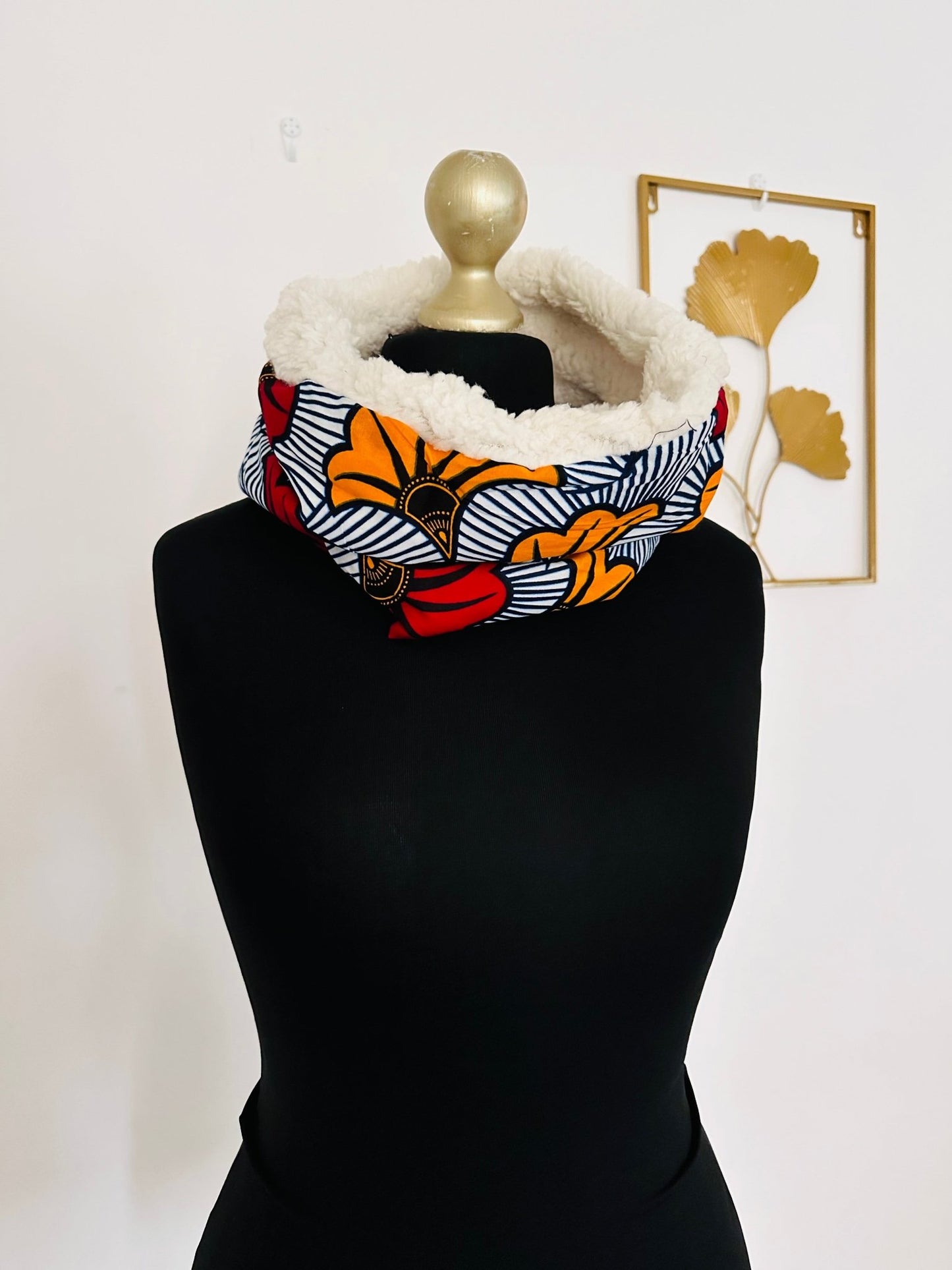 Snood en wax - tour de cou originale - kente - Kaysol Couture