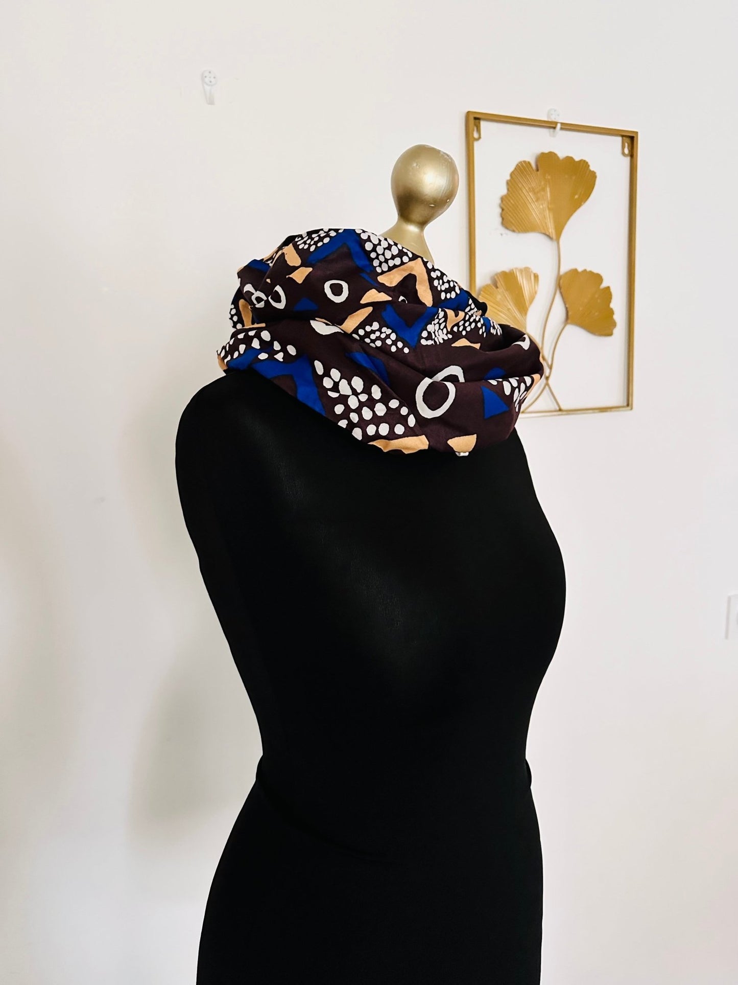 Snood en wax - tour de cou originale - kente - Kaysol Couture