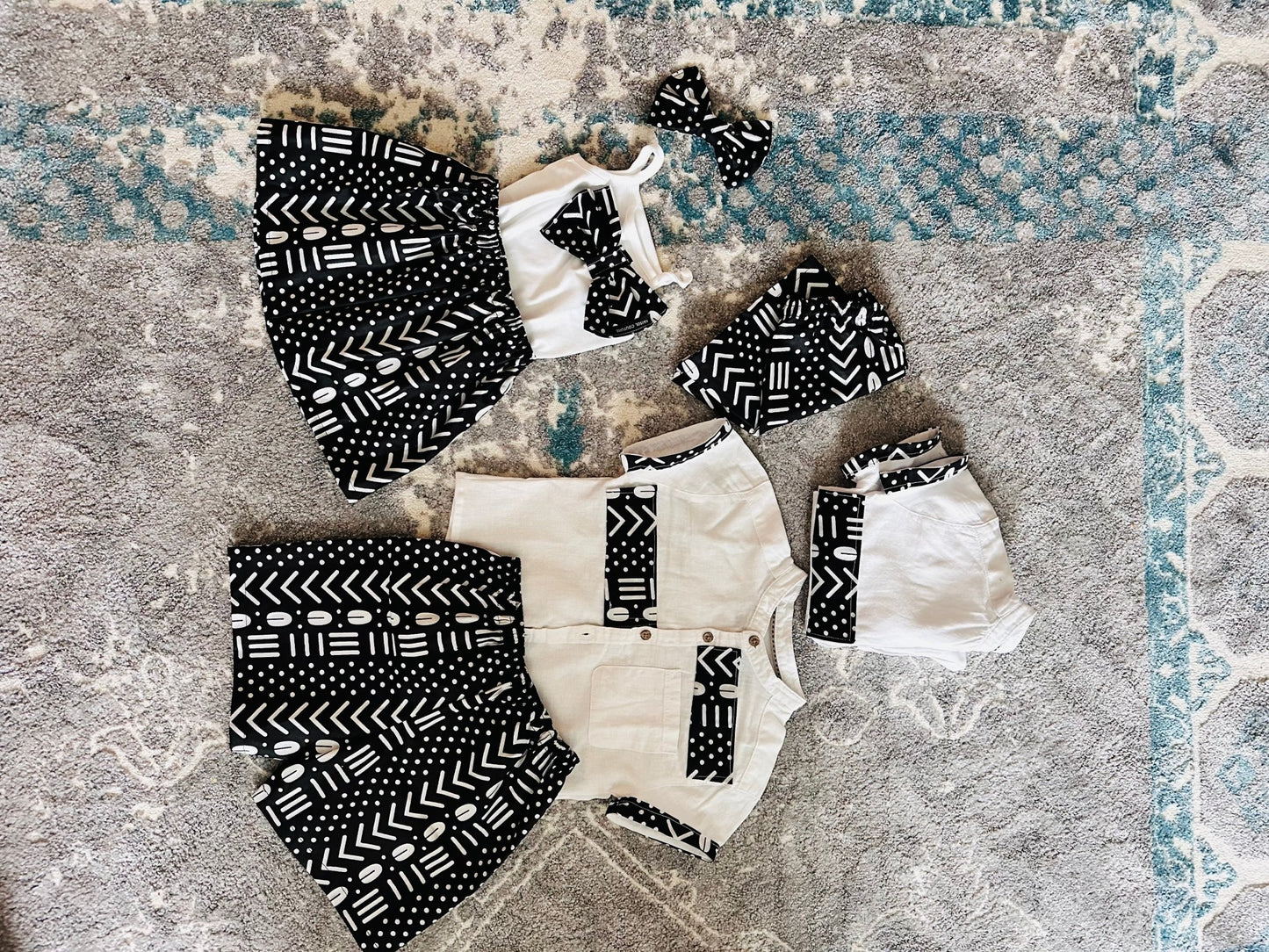 Tenue Touche africaine Enfant - Vêtement en Wax fille - garçon - Kaysol Couture