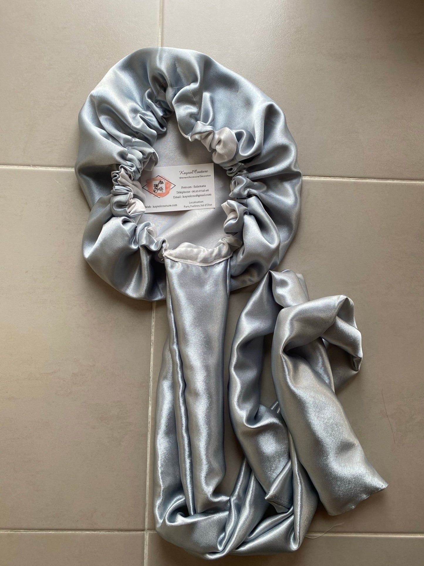 Turban satin pratique - Kaysol Couture
