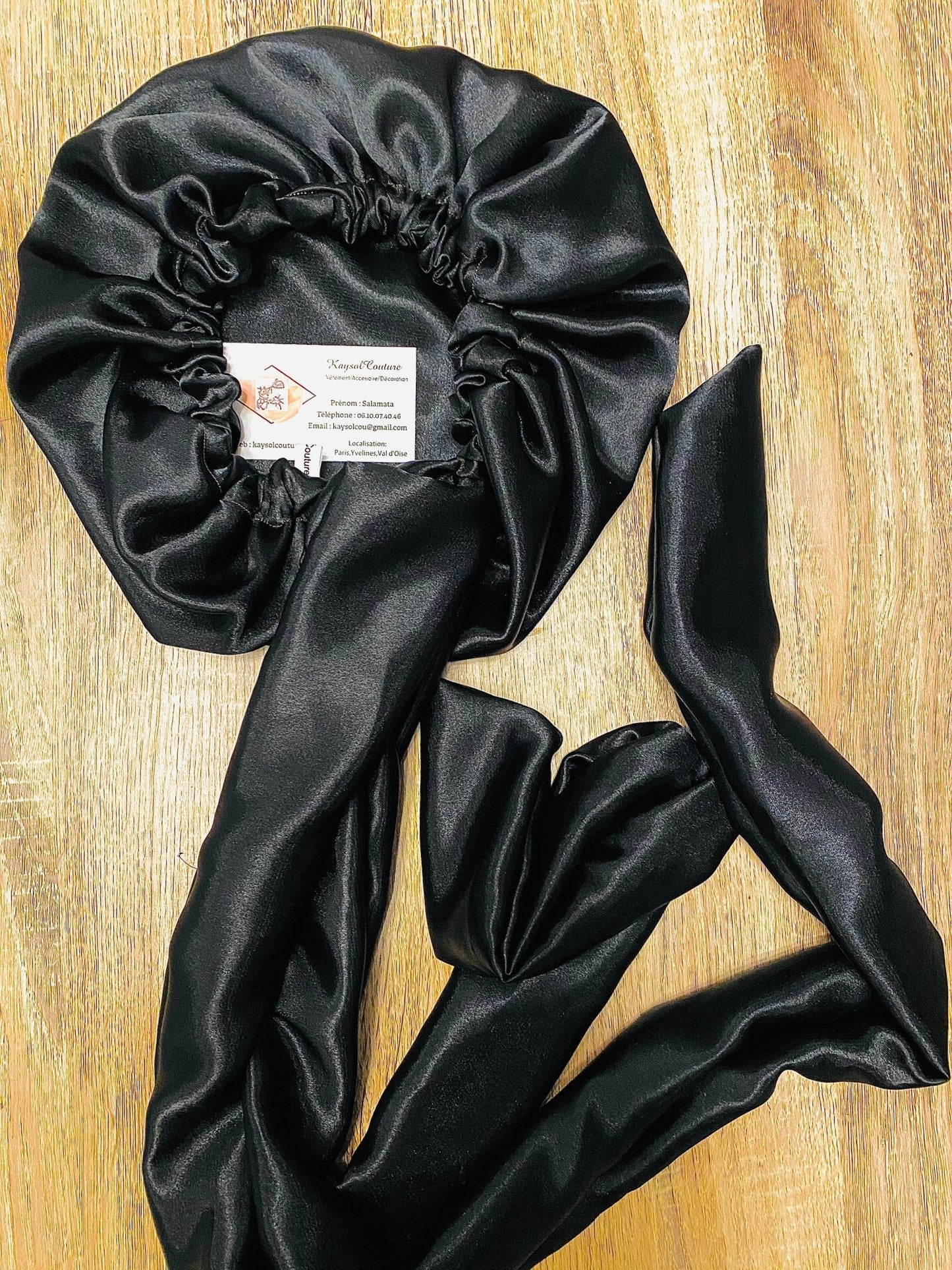 Turban satin pratique - Kaysol Couture