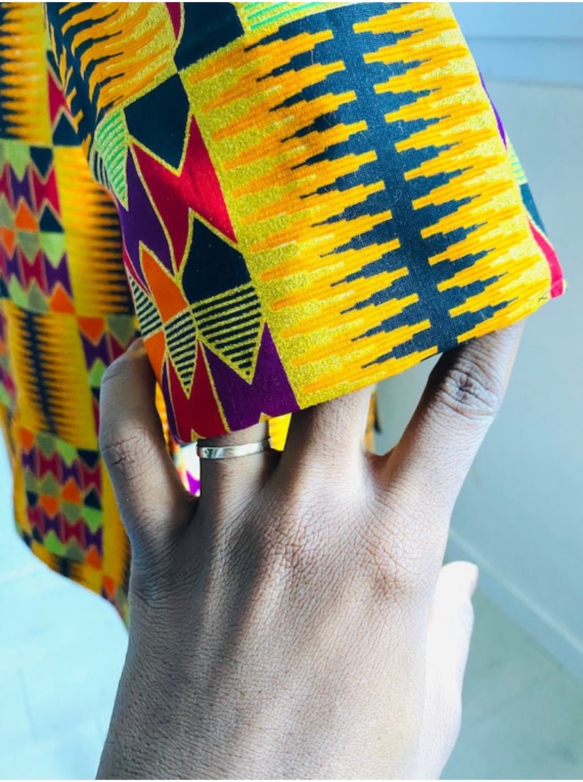 Veste Manteau en wax Binta - Kaysol Couture