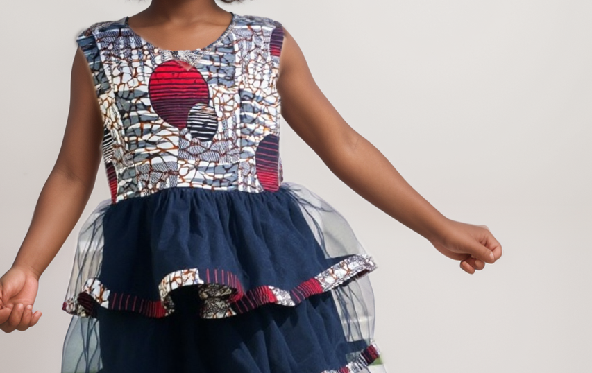 robe en wax enfant