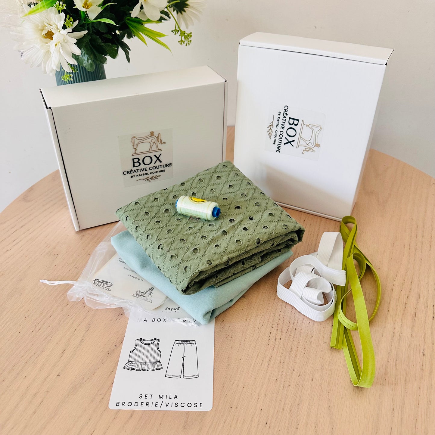Creative Sewing Box – MILA Children's Set - Kids' wardrobe to sew - Pattern from 1 to 12 years old