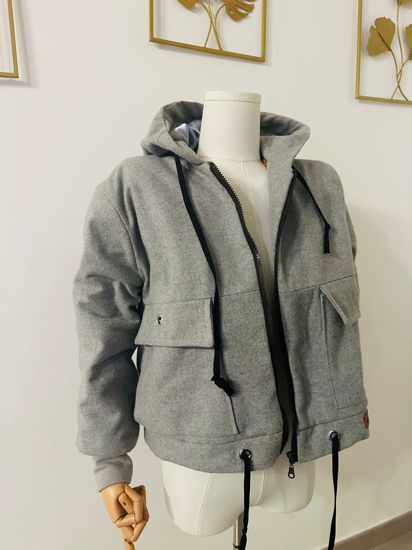 Patron couture PDF – Veste Blouson Messaouda Enfant (1 à 12 ans) Avec Instruction Video