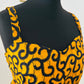 Robe bustier wax jaune - Kaysol Couture