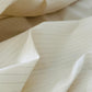 Tissu Coton Rayé Crème – Gabardine | 100 % Coton | Largeur 160 cm | Coupon 3 m