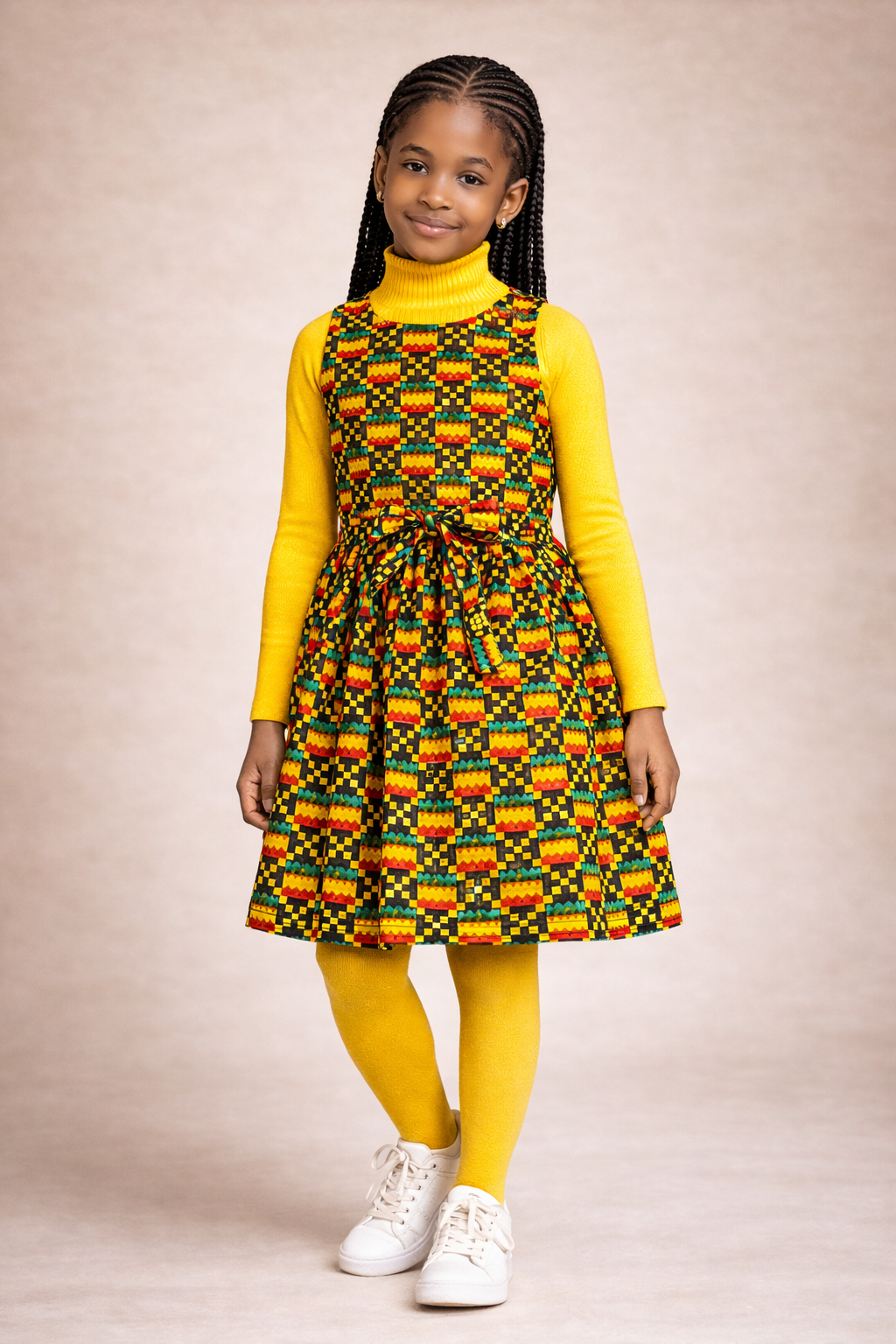 Robe en wax enfant Ouda