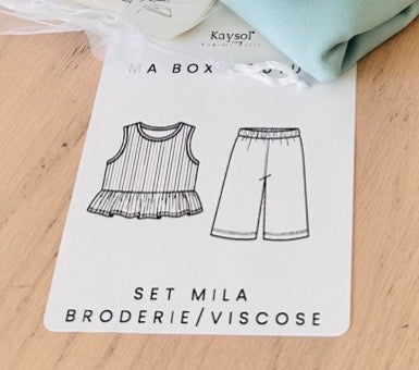 Creative Sewing Box – MILA Children's Set - Kids' wardrobe to sew - Pattern from 1 to 12 years old