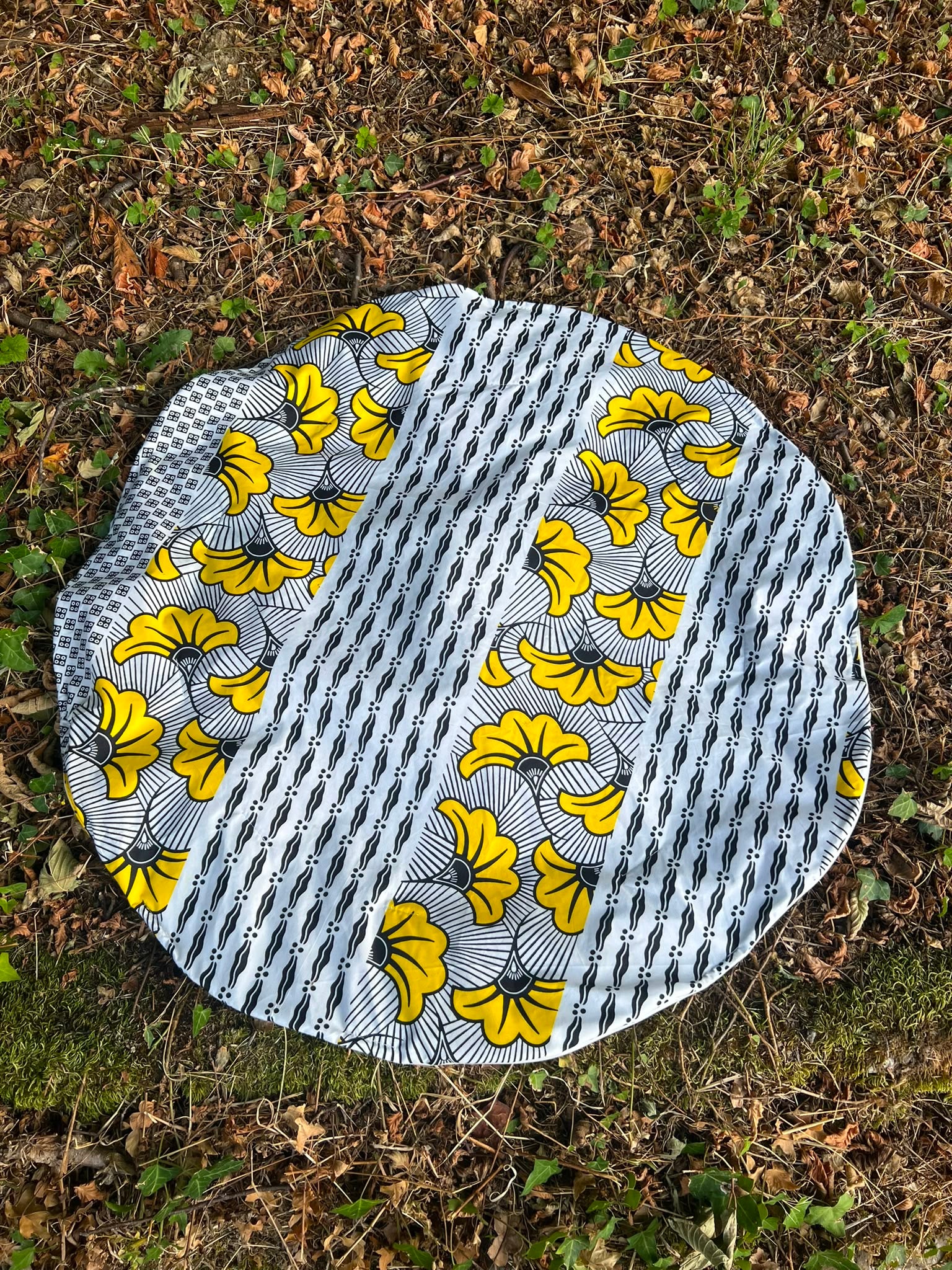 Sac réversible 2 en 1 – Sac & tapis de pique-nique en Wax - Sac Fiona